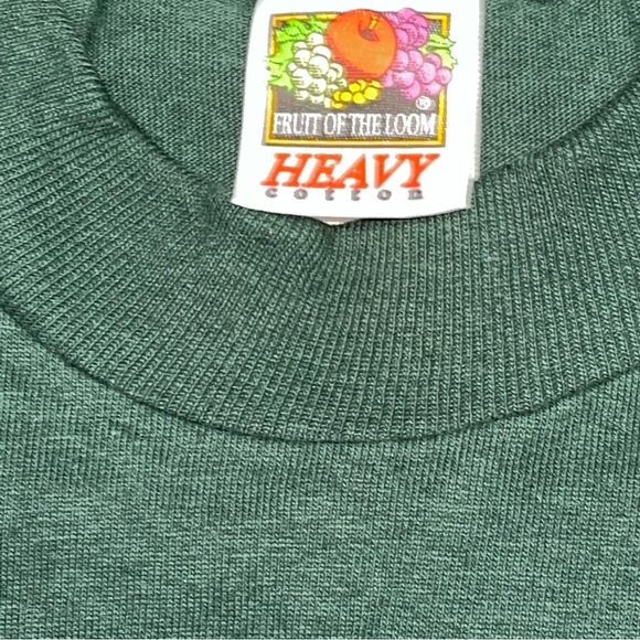 Vintage 90s Three Stooges Golf T-Shirt Drive for Show Put for Moe XL Dark Green - Picture 3 of 5